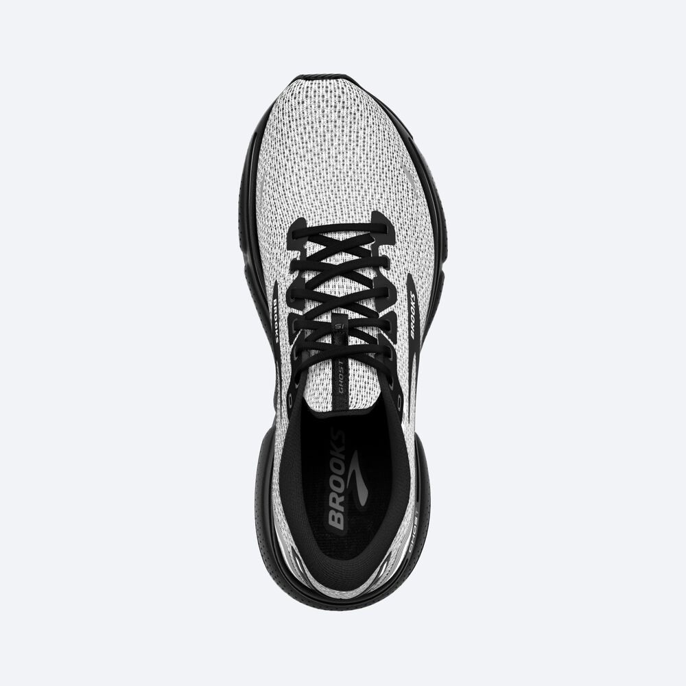 Brooks Ghost 15 Löparskor Herr Vita/Svarta | WPO-532718