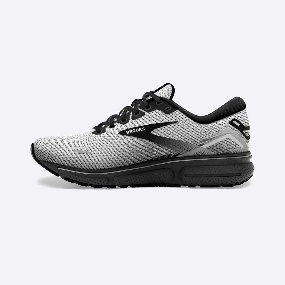 Brooks Ghost 15 Löparskor Herr Vita/Svarta | WPO-532718