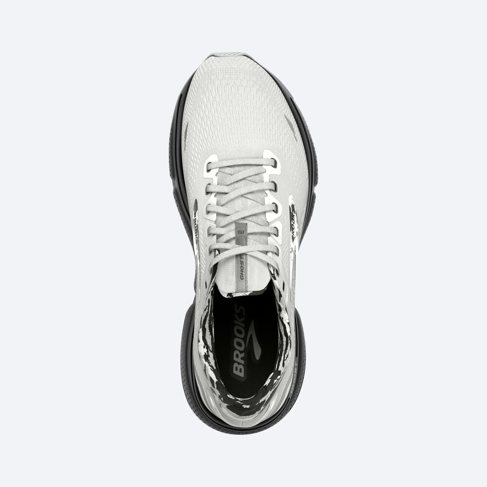 Brooks Ghost 15 Löparskor Herr Vita | XDT-297810