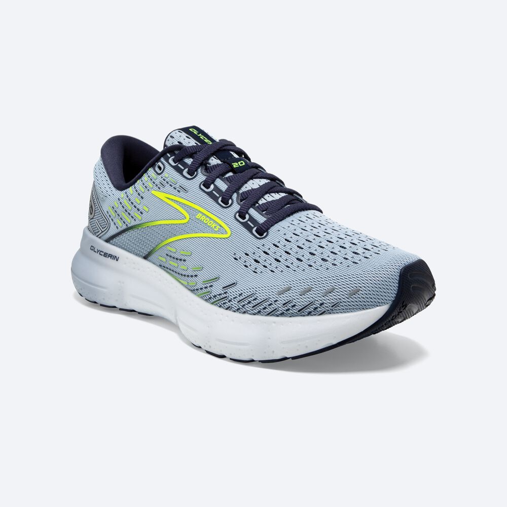 Brooks Glycerin 20 Löparskor Dam LjusBlå/Marinblå | QVL-290674