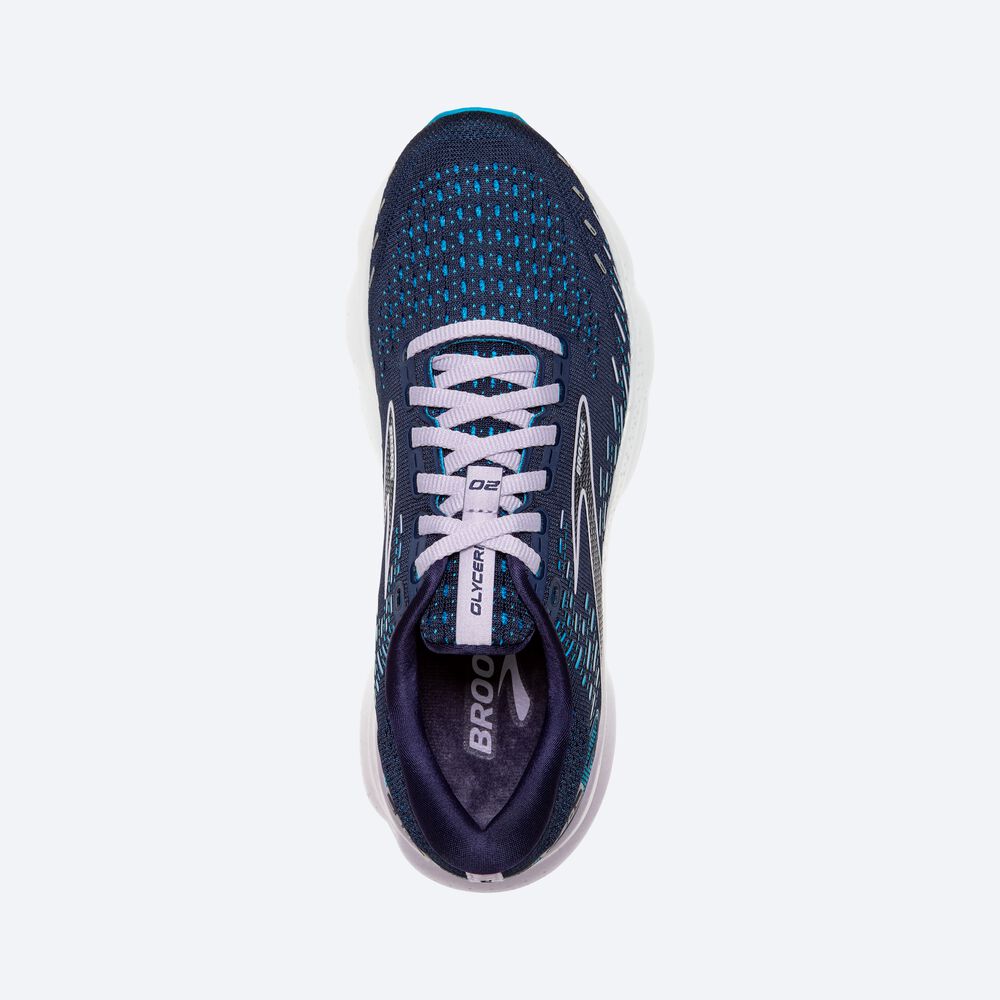 Brooks Glycerin 20 Löparskor Dam Marinblå | IXY-983640