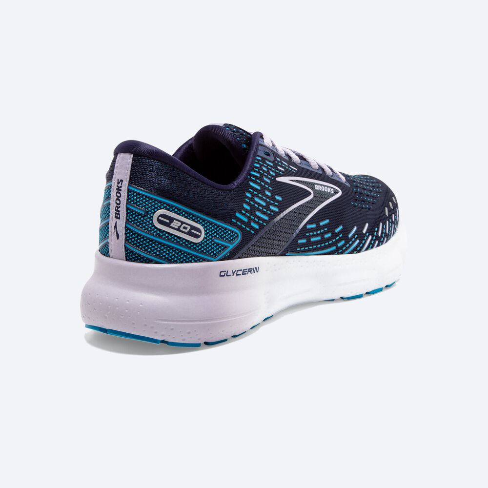 Brooks Glycerin 20 Löparskor Dam Marinblå | IXY-983640