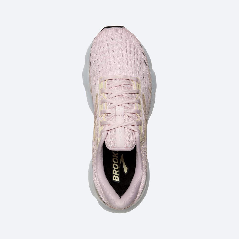 Brooks Glycerin 20 Löparskor Dam Rosa/Gula/Vita | XZE-405819