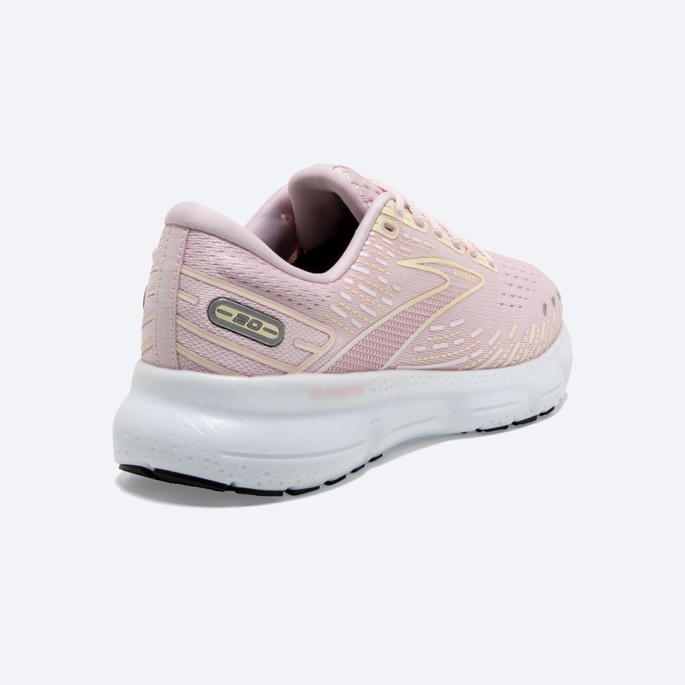 Brooks Glycerin 20 Löparskor Dam Rosa/Gula/Vita | XZE-405819