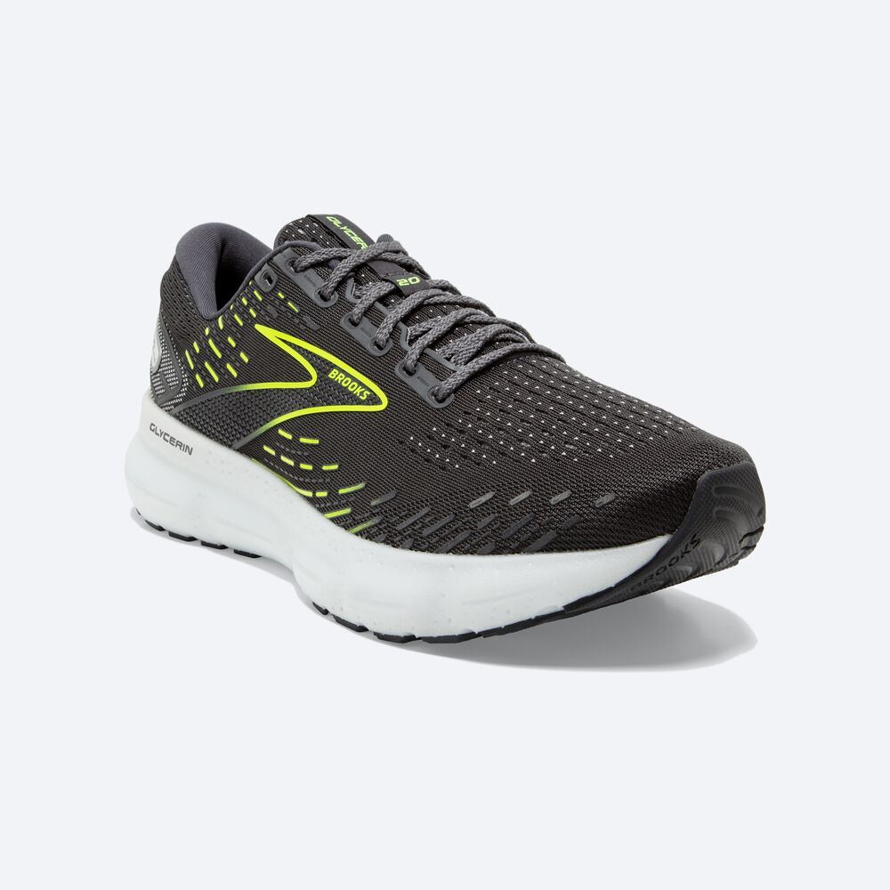 Brooks Glycerin 20 Löparskor Dam Vita | UOJ-561349