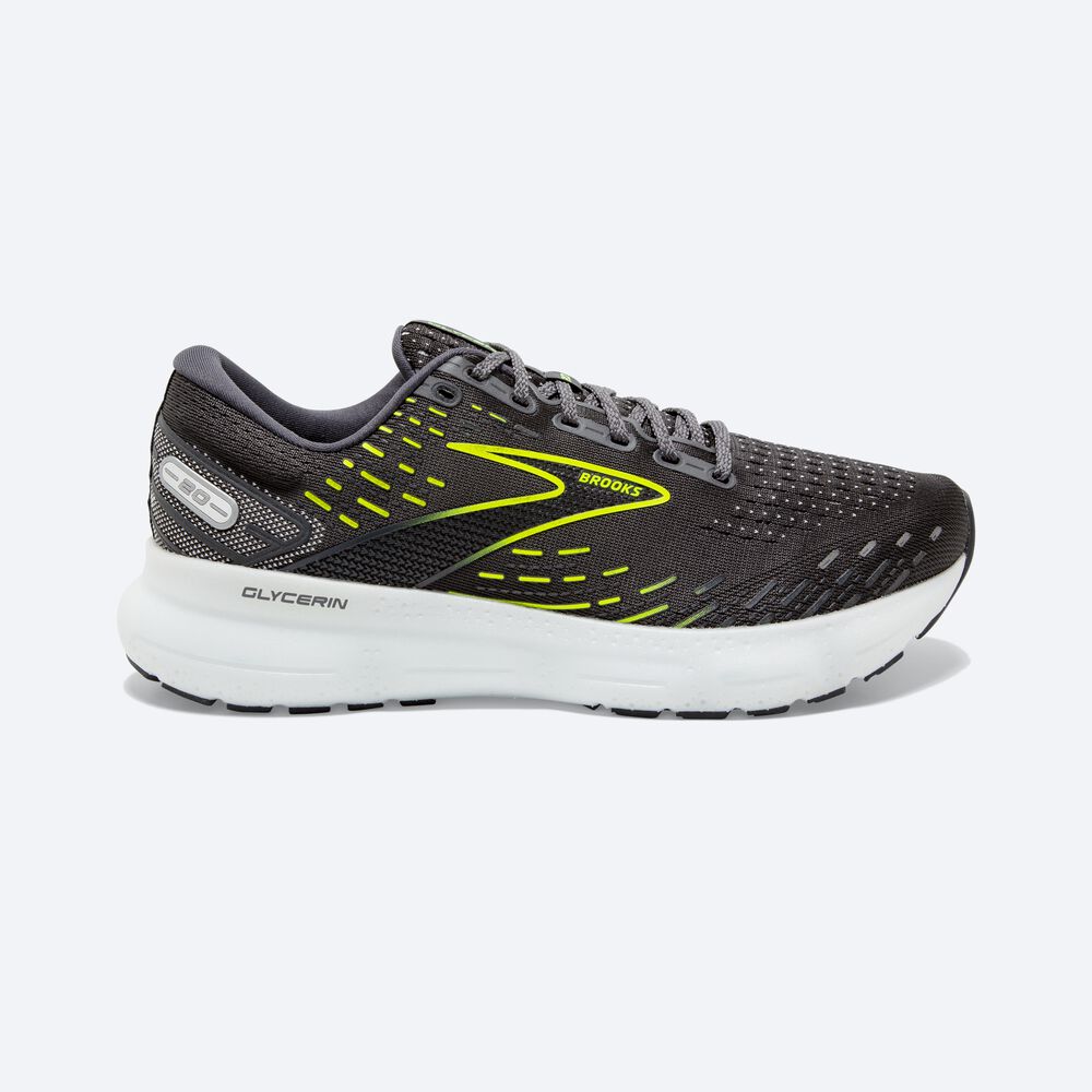 Brooks Glycerin 20 Löparskor Dam Vita | UOJ-561349