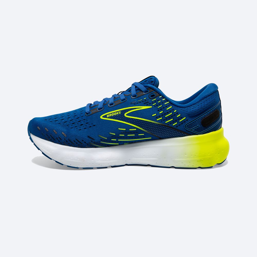 Brooks Glycerin 20 Löparskor Herr Blå/Vita | YKZ-350879