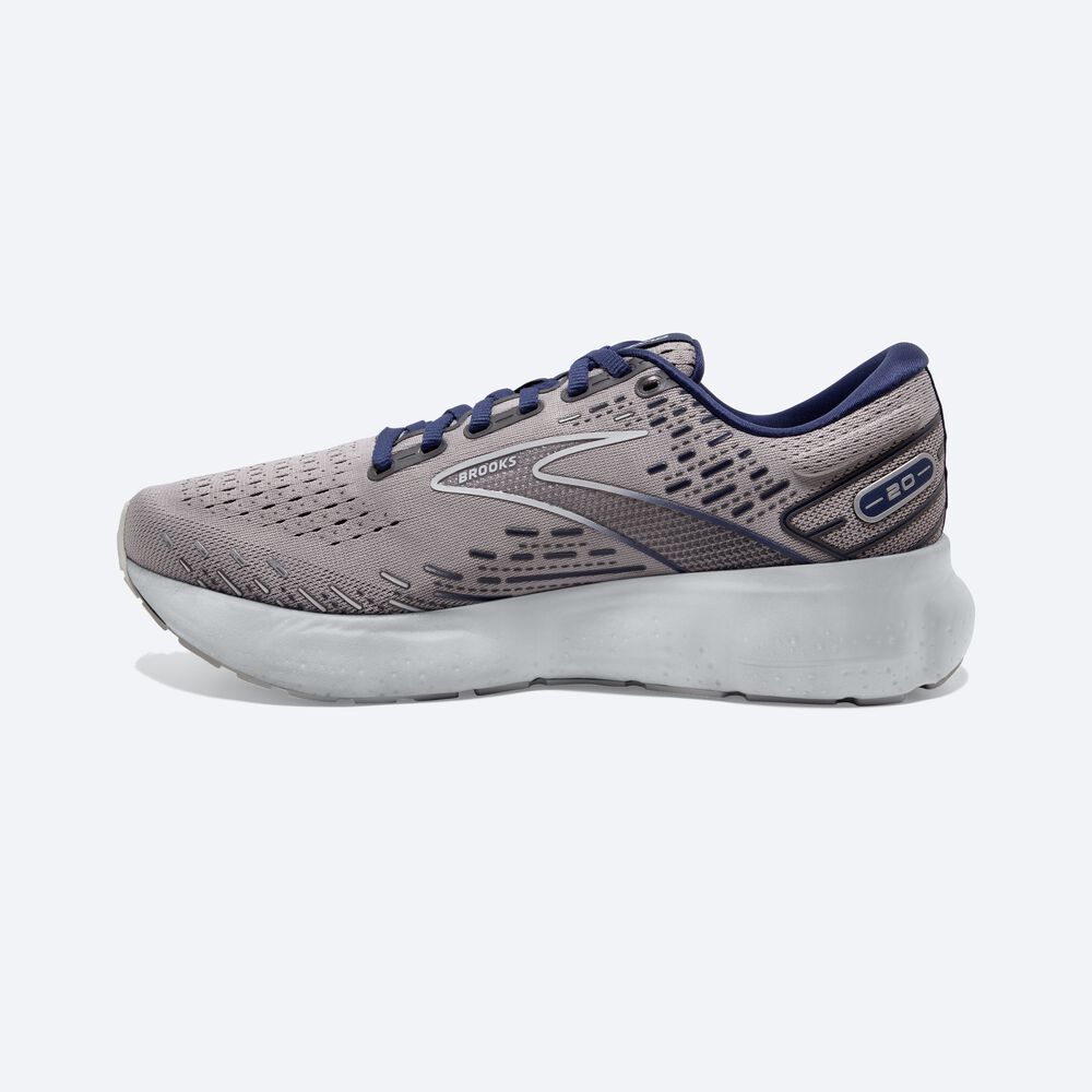 Brooks Glycerin 20 Löparskor Herr Grå/Blå | EWD-725896