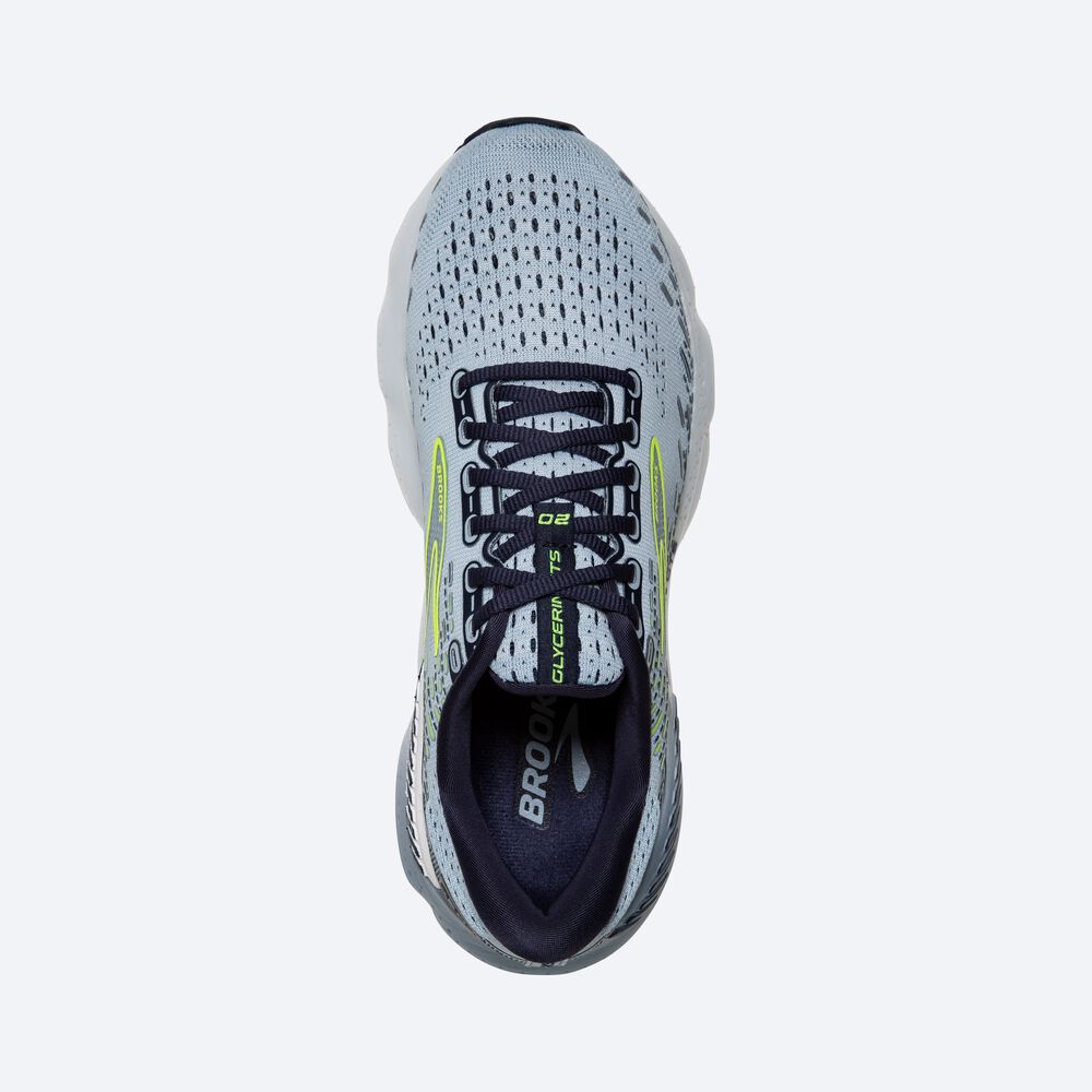 Brooks Glycerin GTS 20 Löparskor Dam LjusBlå/Marinblå | OFI-864132