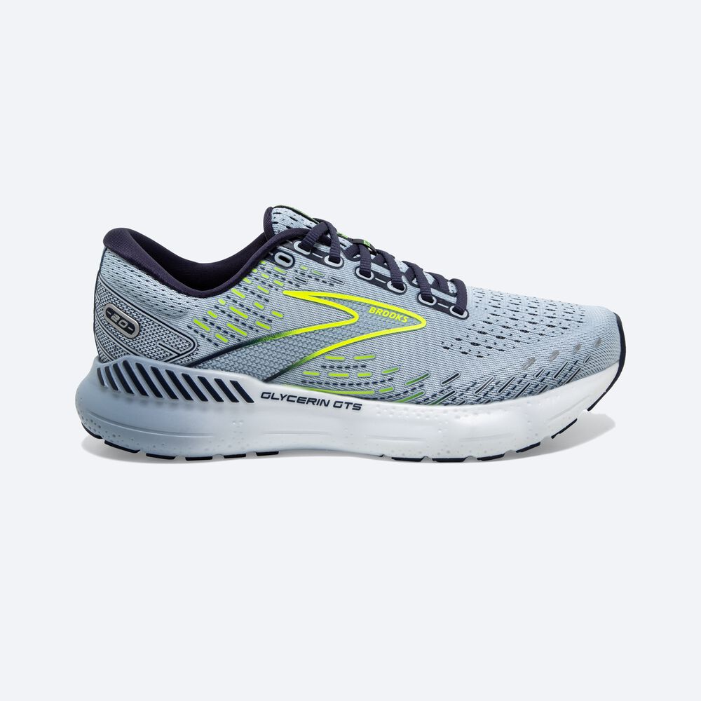 Brooks Glycerin GTS 20 Löparskor Dam LjusBlå/Marinblå | OFI-864132