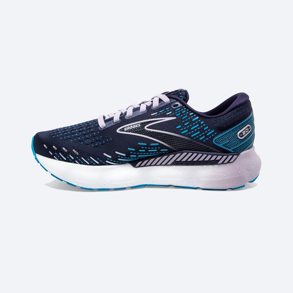 Brooks Glycerin GTS 20 Löparskor Dam Marinblå | PEK-614302