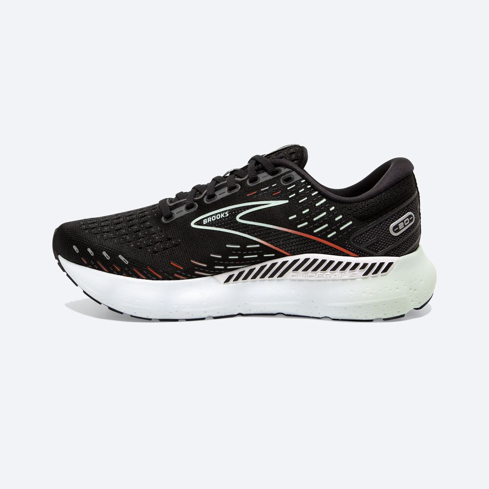 Brooks Glycerin GTS 20 Löparskor Dam Svarta/Röda | WXG-289046