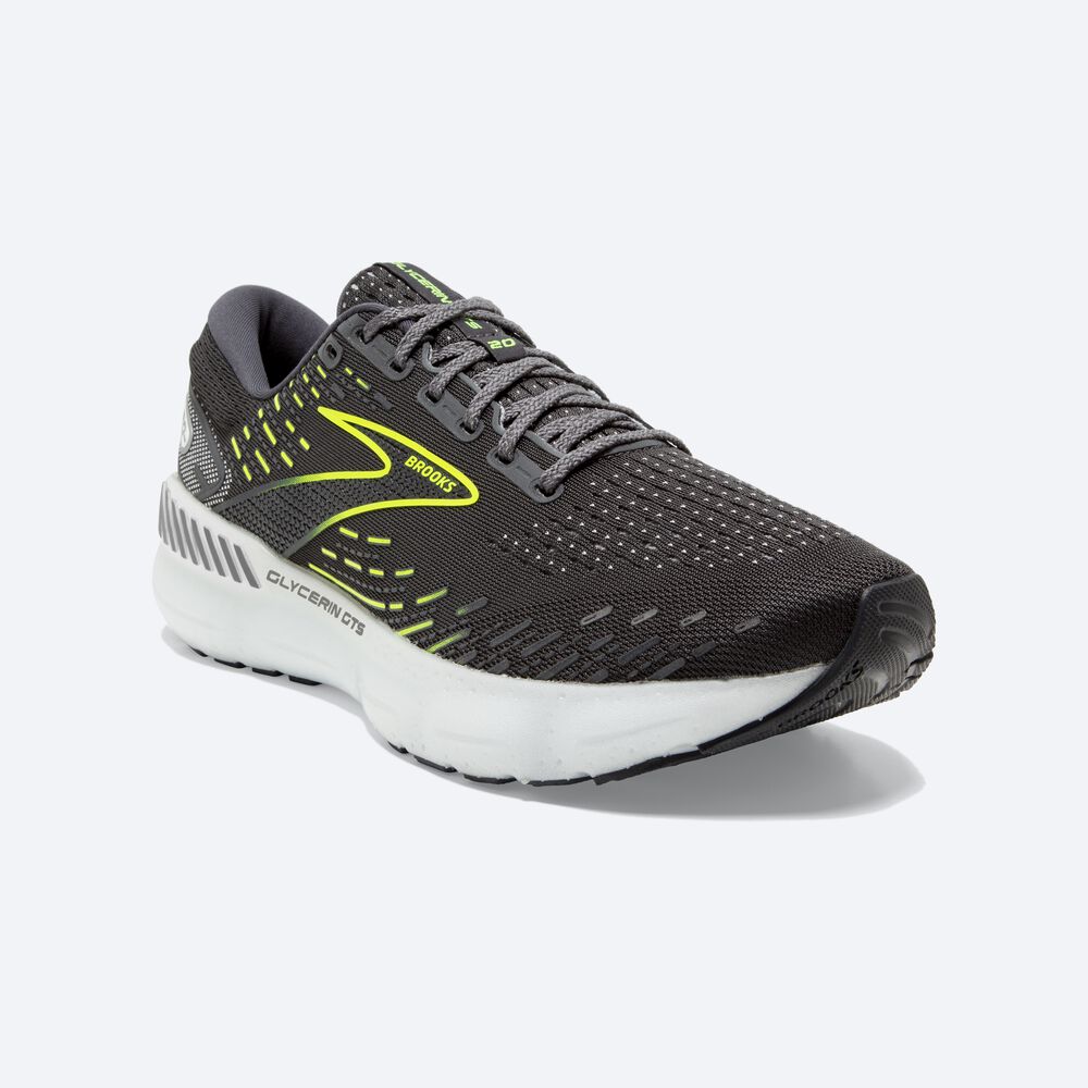 Brooks Glycerin GTS 20 Löparskor Dam Vita | NRA-570213