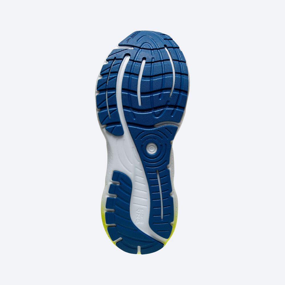 Brooks Glycerin GTS 20 Löparskor Herr Blå/Vita | CVJ-849175