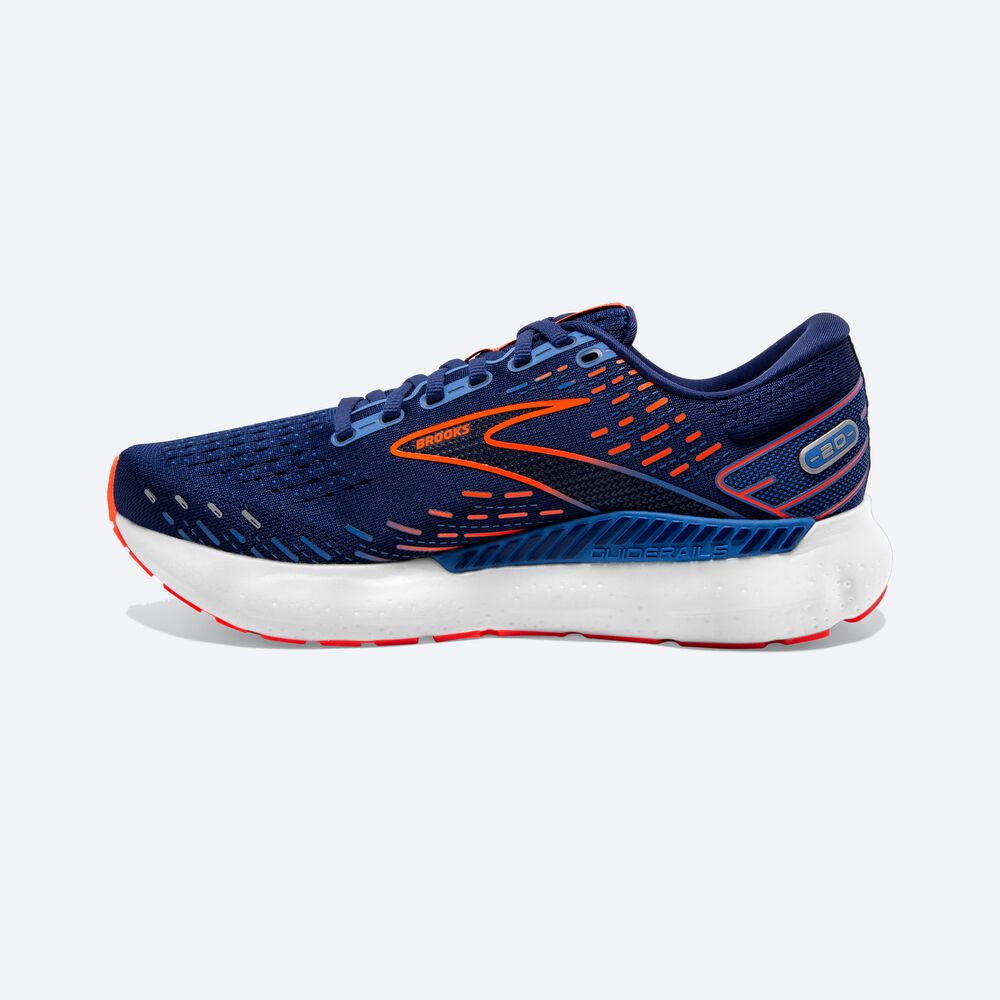 Brooks Glycerin GTS 20 Löparskor Herr Blå/Blå/Orange | XSV-306419