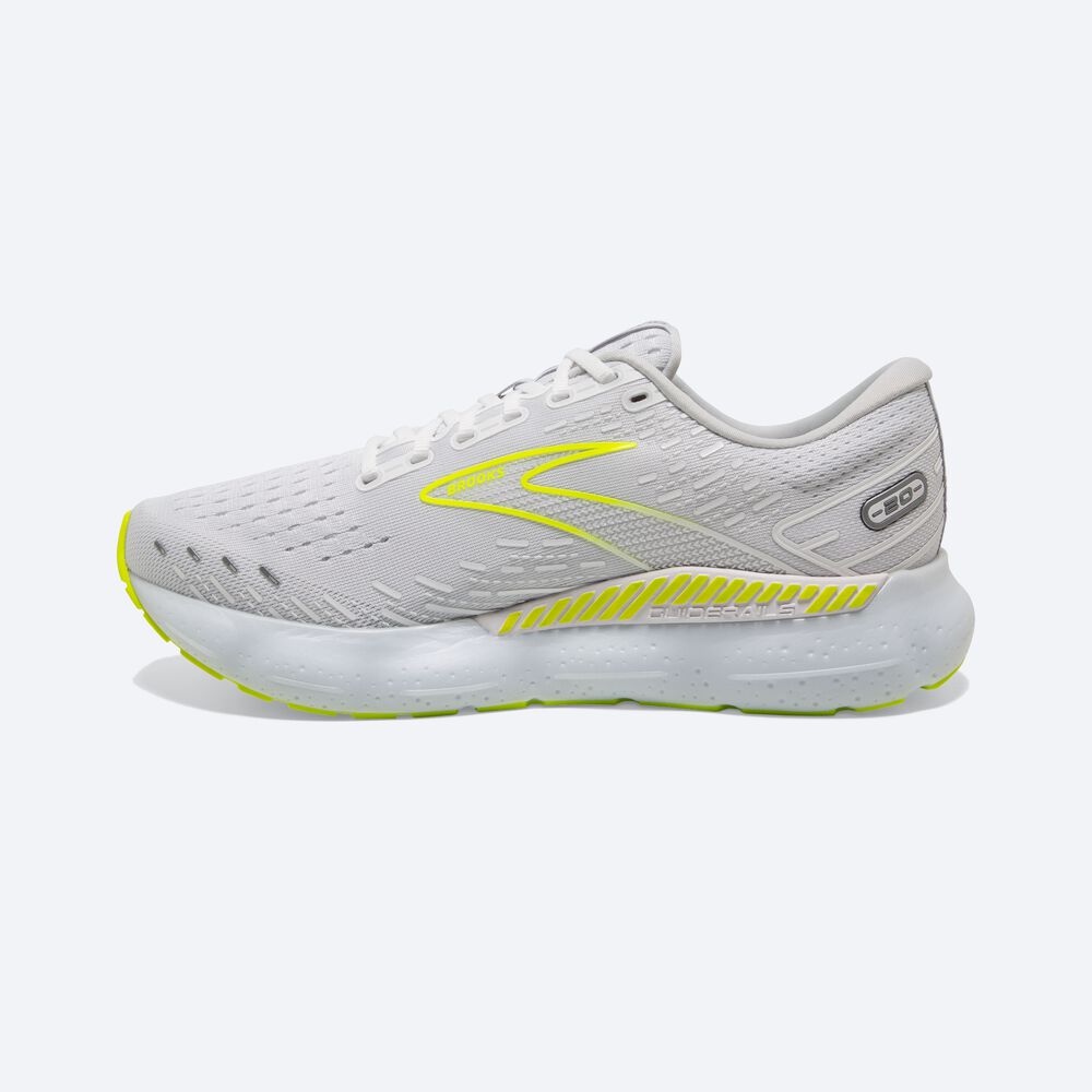 Brooks Glycerin GTS 20 Löparskor Herr Vita | CMO-631548