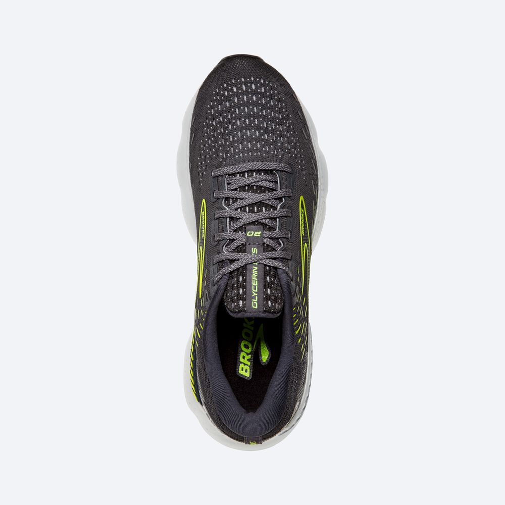 Brooks Glycerin GTS 20 Löparskor Herr Vita | KNU-102653