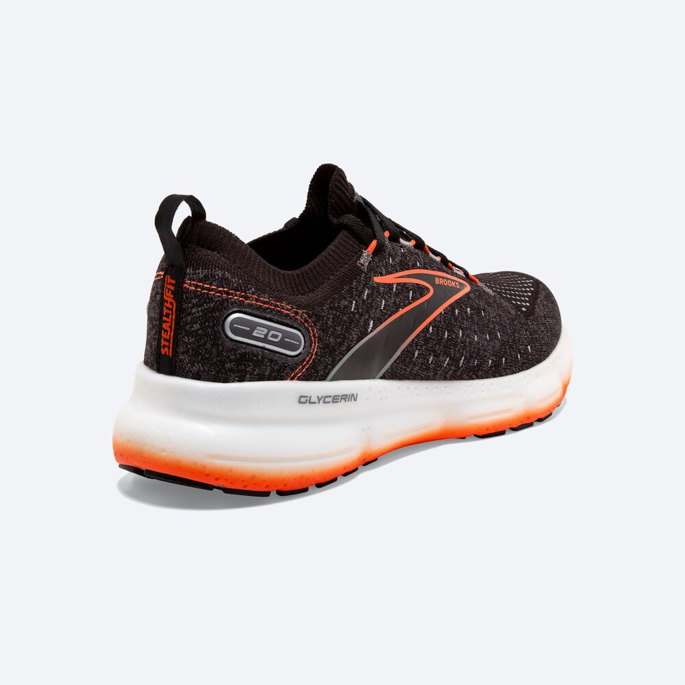 Brooks Glycerin StealthFit 20 Löparskor Herr Svarta | GKA-506281