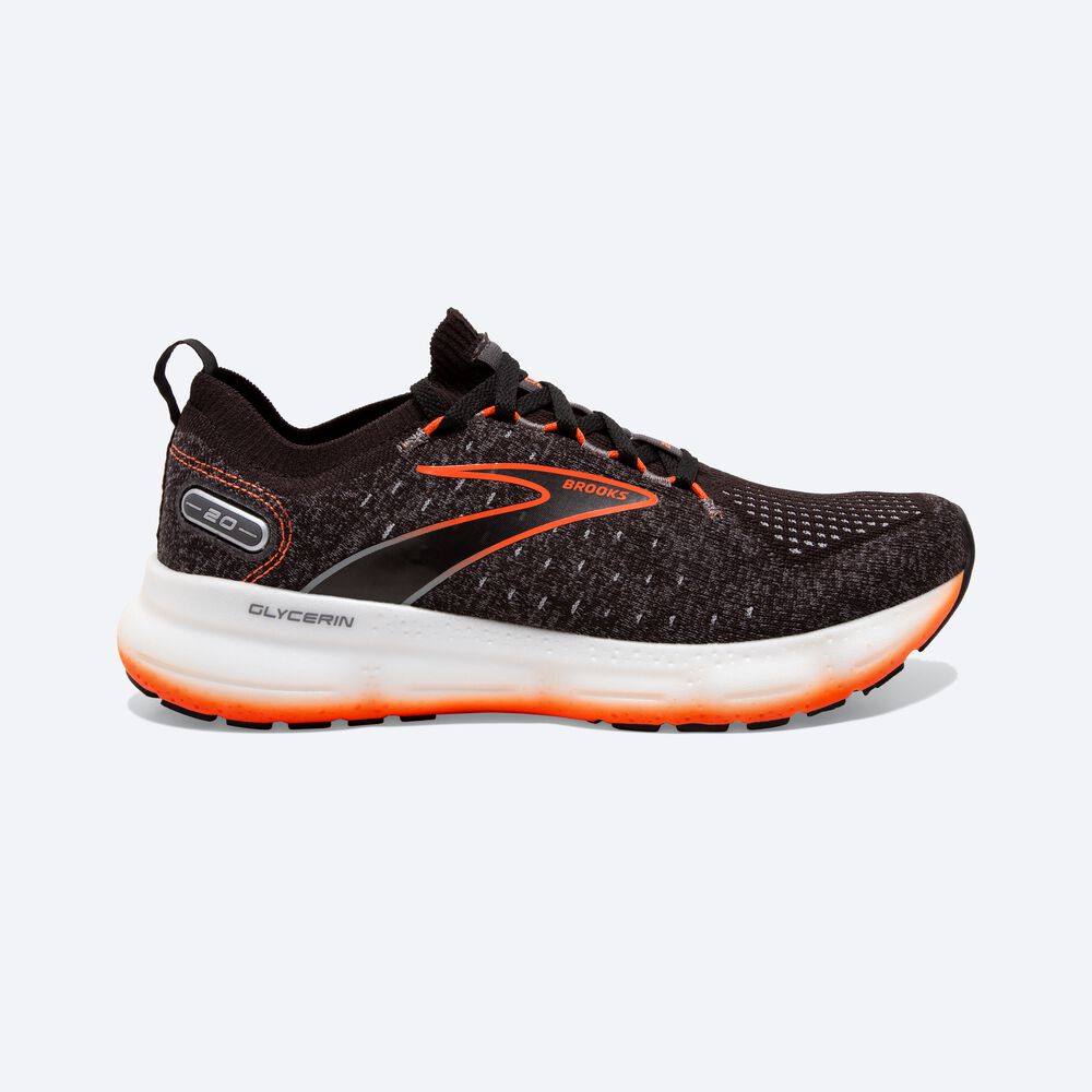 Brooks Glycerin StealthFit 20 Löparskor Herr Svarta | GKA-506281