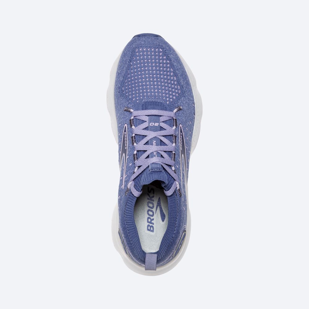 Brooks Glycerin StealthFit 20 Löparskor Dam Blå/Vita | RSL-430195