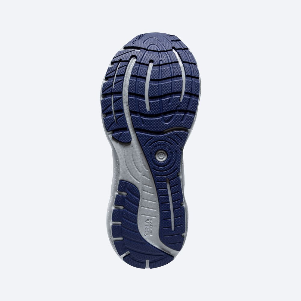 Brooks Glycerin StealthFit GTS 20 Löparskor Herr Grå/Blå | SWR-390487