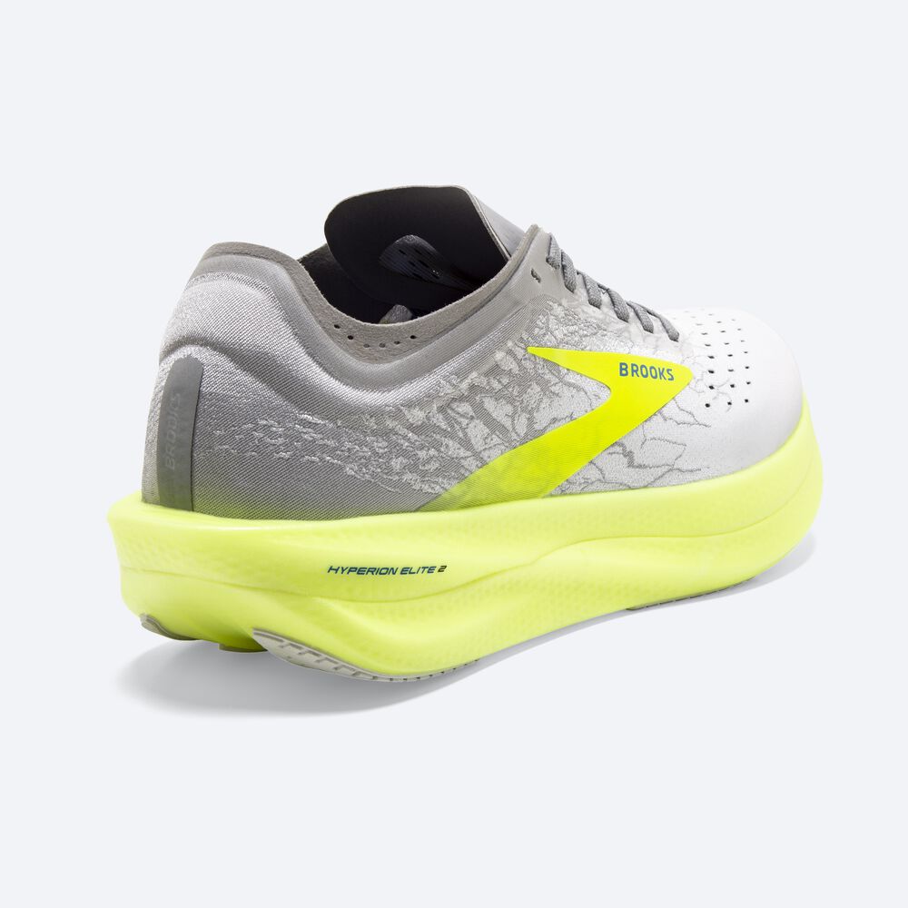 Brooks Hyperion Elite 2 Löparskor Herr Vita/Silver | VPS-182347