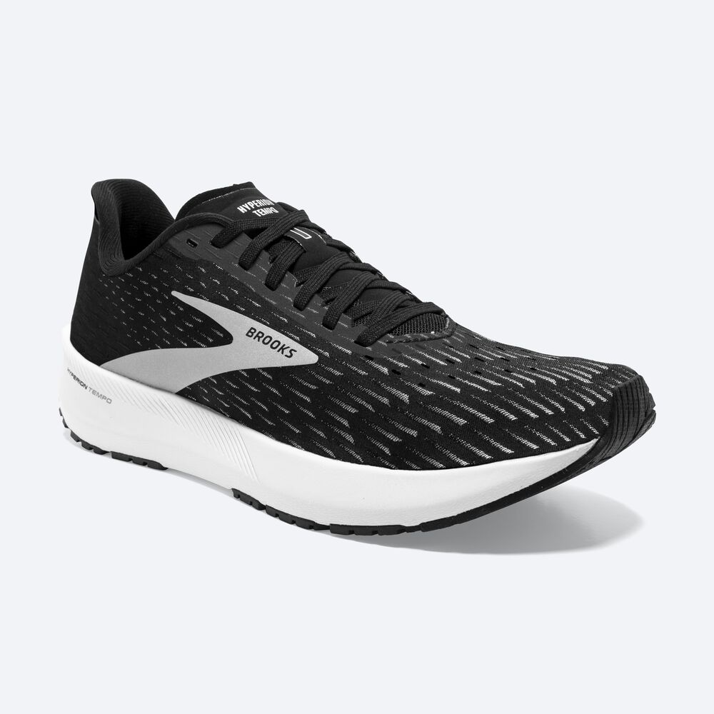 Brooks Hyperion Tempo Löparskor Dam Svarta/Silver/Vita | PGH-065341