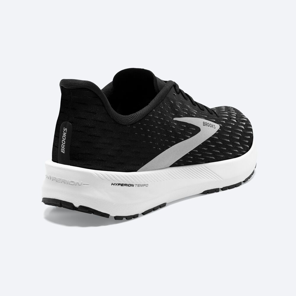 Brooks Hyperion Tempo Löparskor Dam Svarta/Silver/Vita | PGH-065341