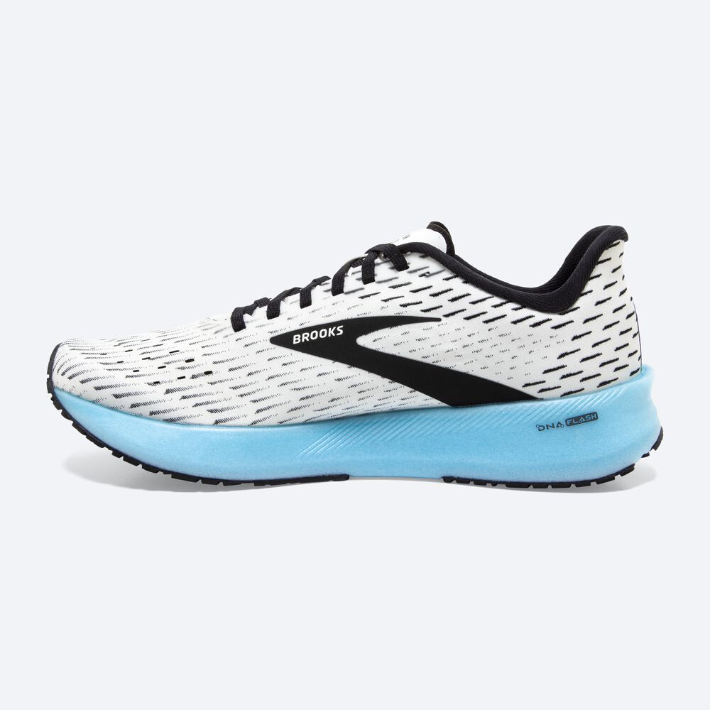 Brooks Hyperion Tempo Löparskor Herr Vita/Svarta/LjusTurkos | JTK-406719