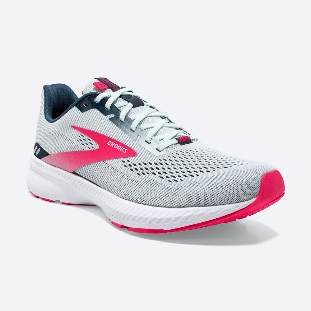 Brooks Launch 8 Löparskor Dam Marinblå/Rosa | OLH-294760