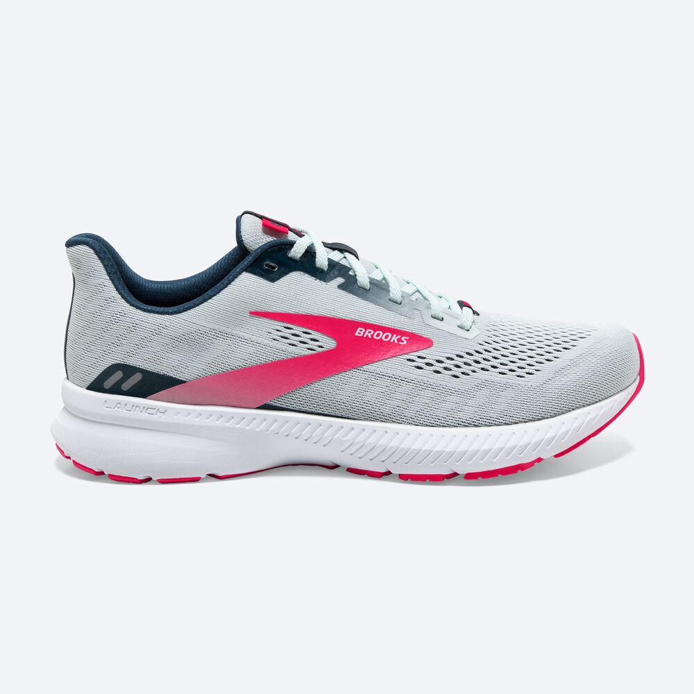 Brooks Launch 8 Löparskor Dam Marinblå/Rosa | OLH-294760