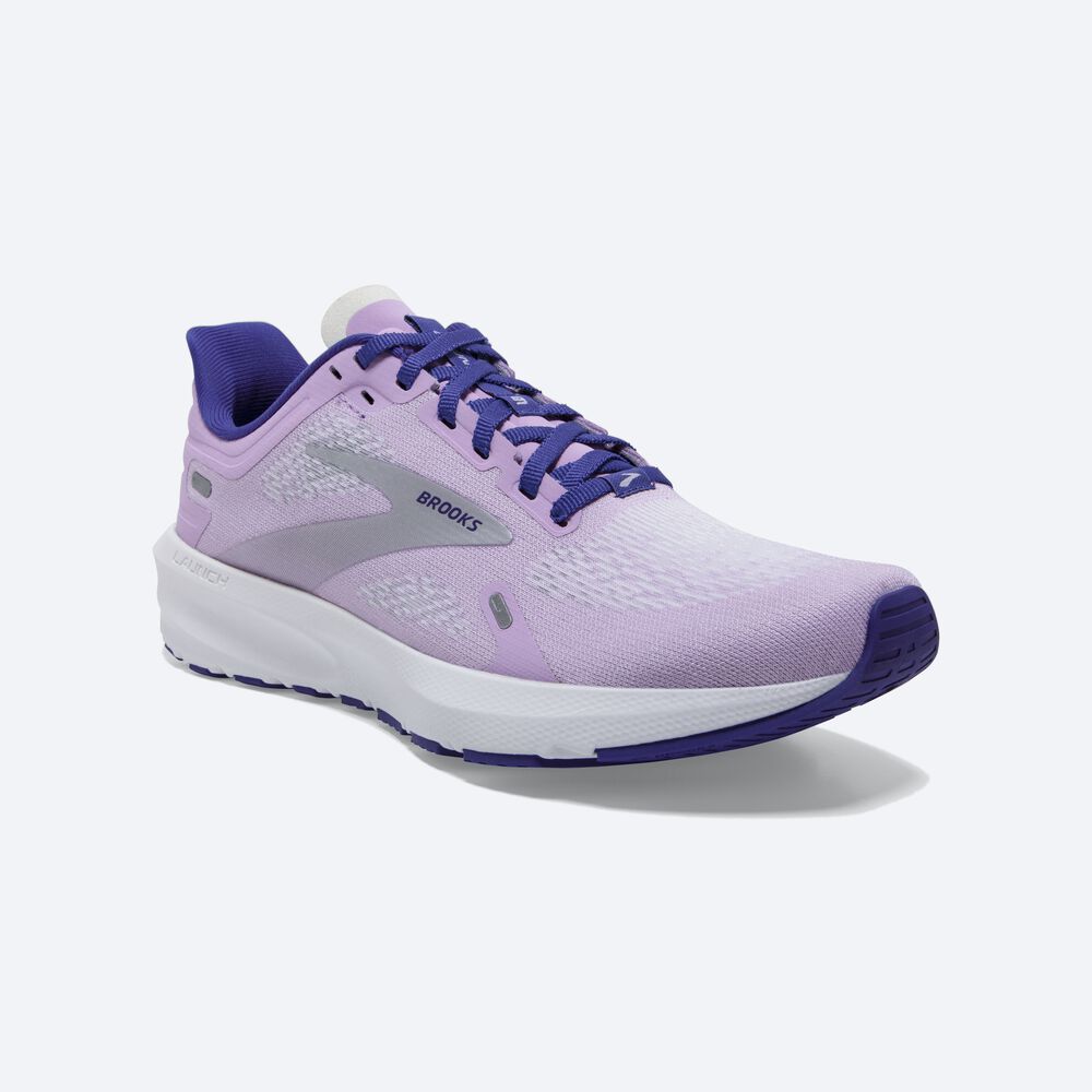 Brooks Launch 9 Löparskor Dam Rosa/Marinblå/Silver | DQH-739215