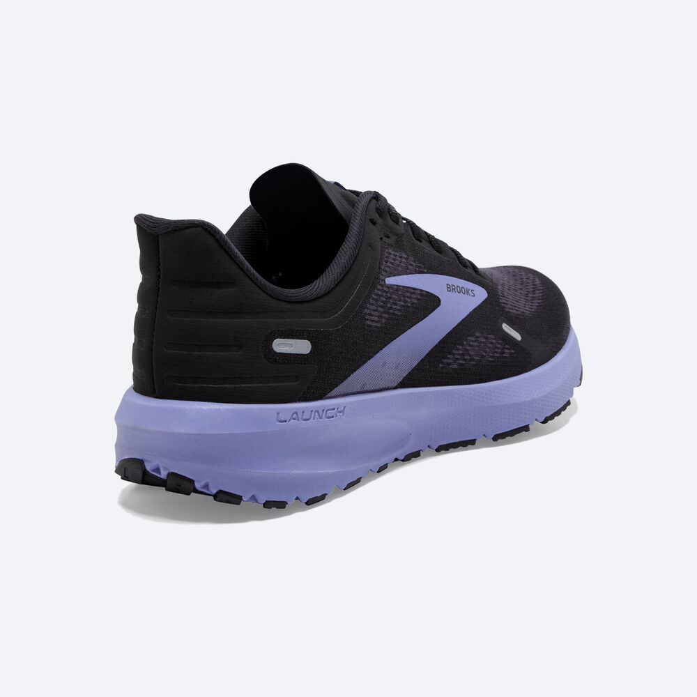 Brooks Launch 9 Löparskor Dam Svarta/Lila | FLM-895164