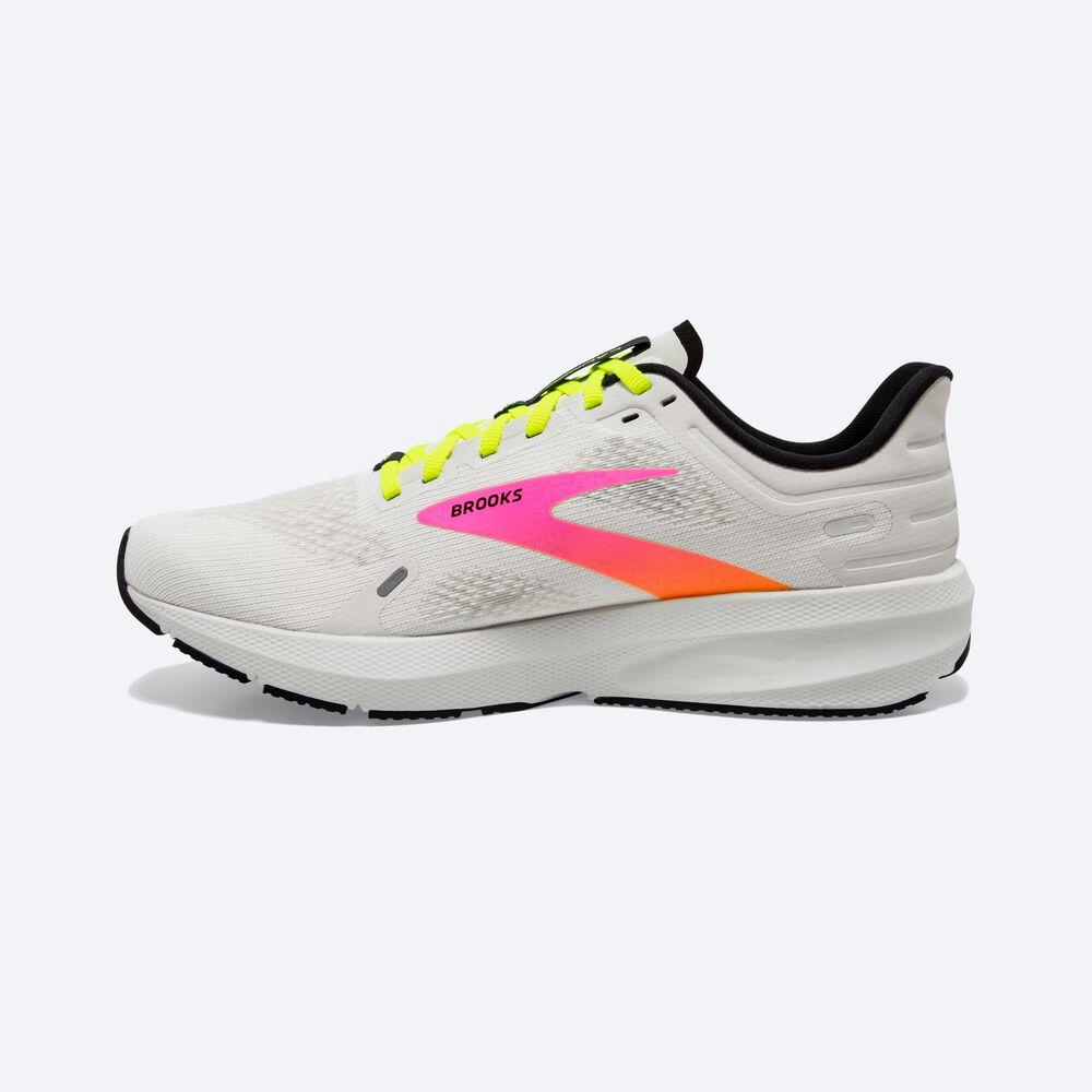 Brooks Launch 9 Löparskor Herr Vita/Rosa | ONC-865470