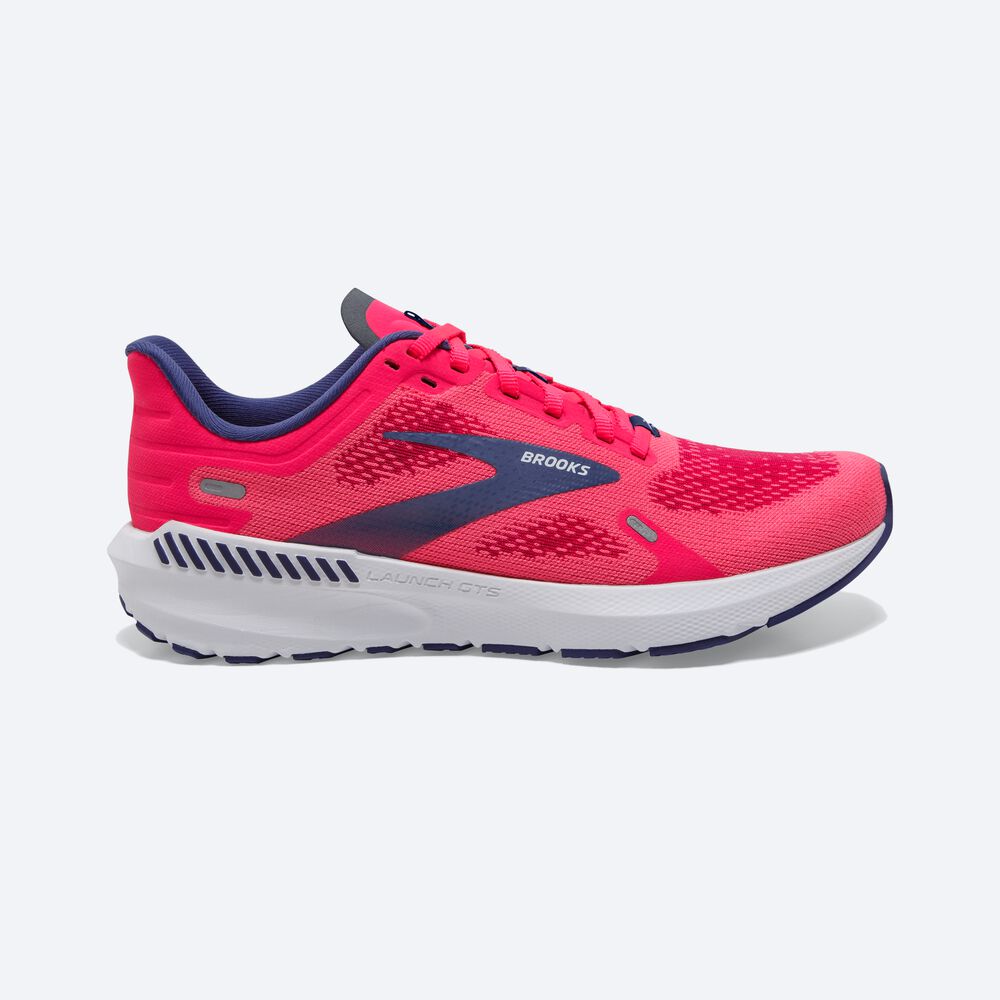 Brooks Launch GTS 9 Löparskor Dam Rosa/Fuchsia | WXA-207146