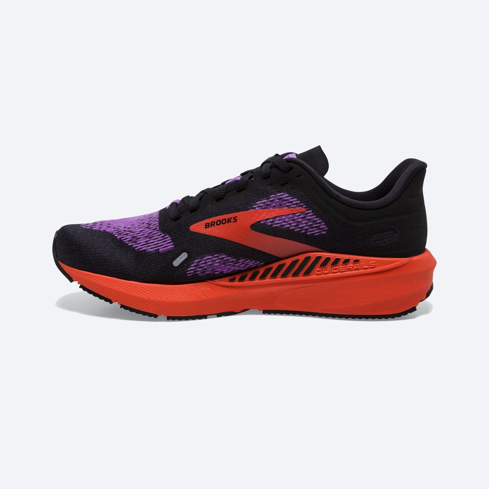 Brooks Launch GTS 9 Löparskor Dam Svarta/Blommiga | GJI-829746