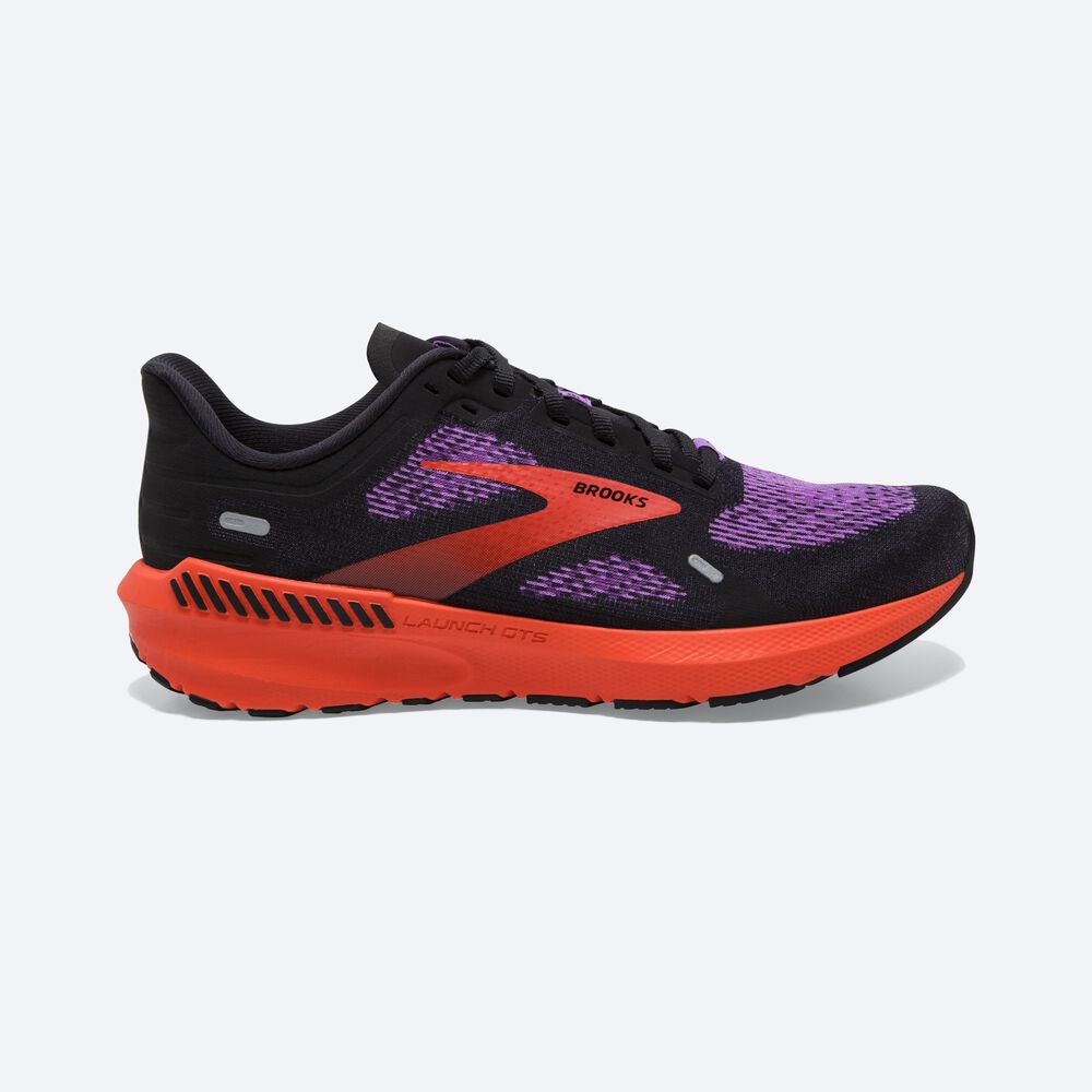 Brooks Launch GTS 9 Löparskor Dam Svarta/Blommiga | GJI-829746