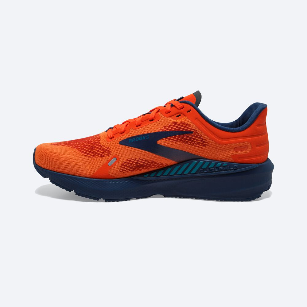 Brooks Launch GTS 9 Löparskor Herr Bruna/Turkos | BFJ-317590