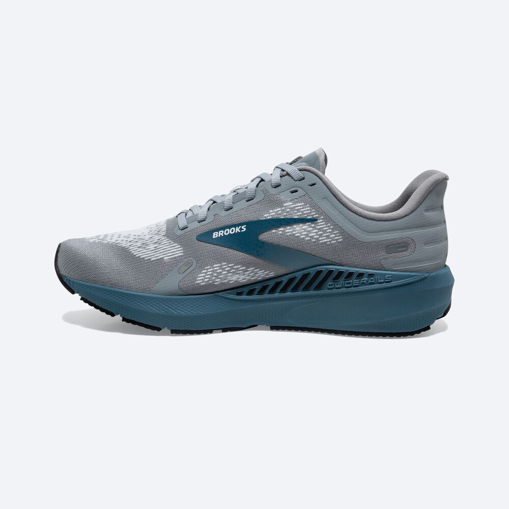 Brooks Launch GTS 9 Löparskor Herr Grå/Vita | YLR-152683