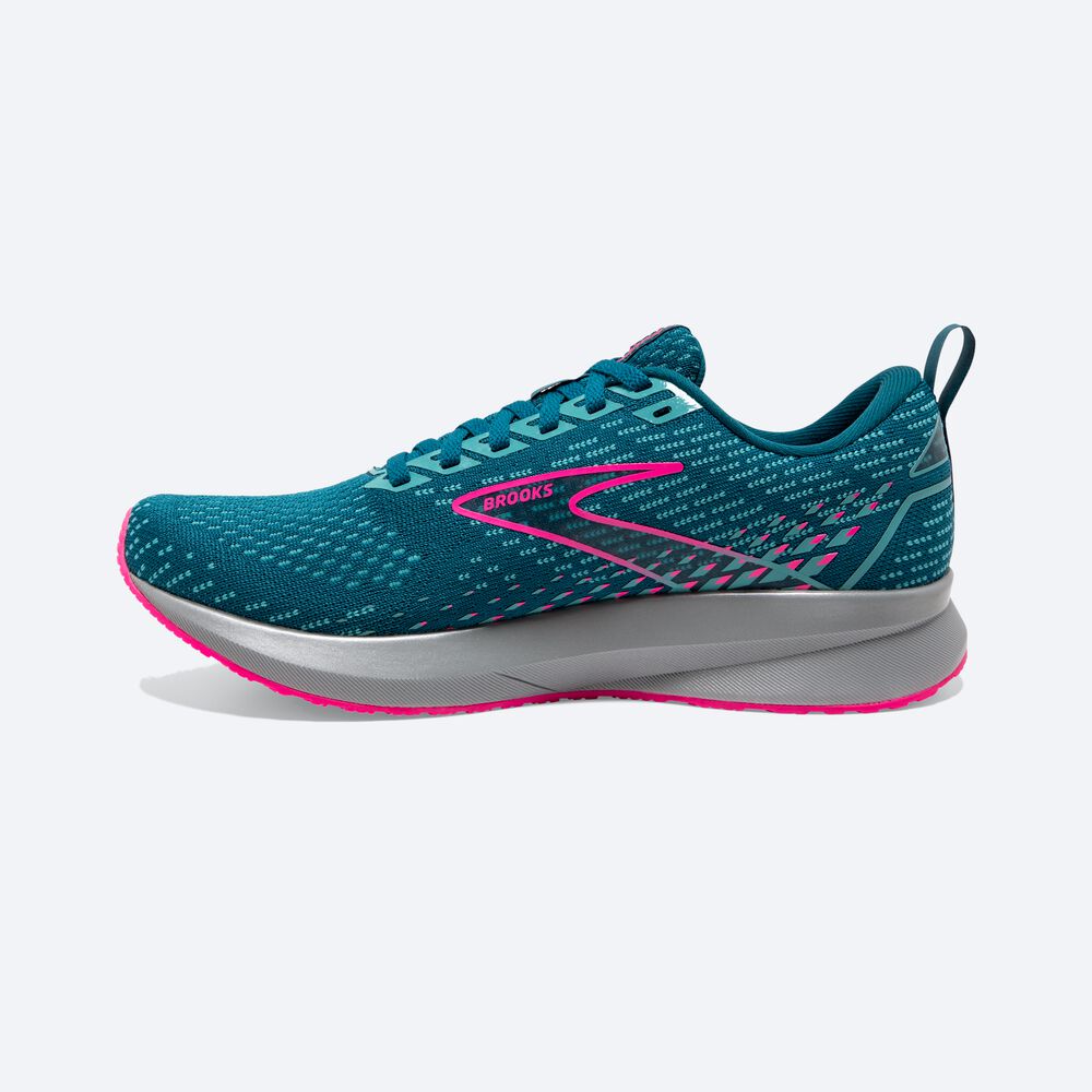 Brooks Levitate 5 Löparskor Dam Blå/Rosa | BKP-047192