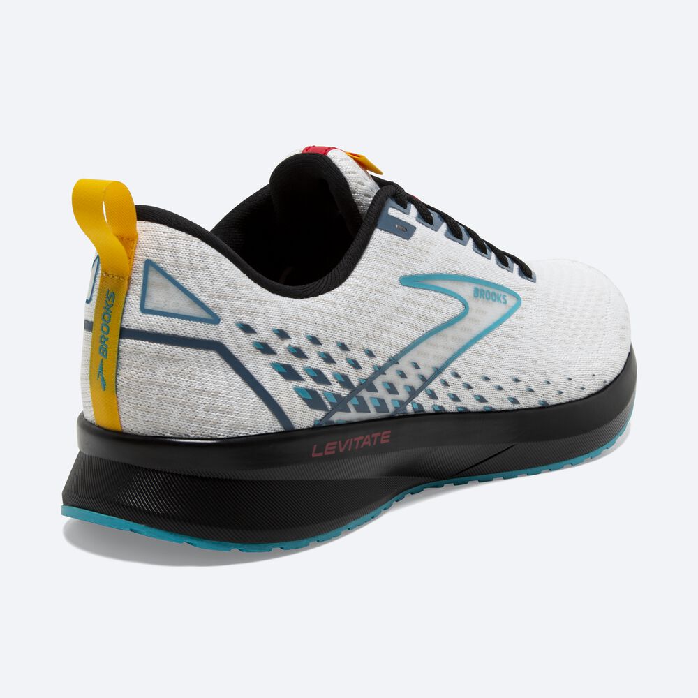 Brooks Levitate 5 Löparskor Dam Vita/Blå/Svarta | EUI-810965