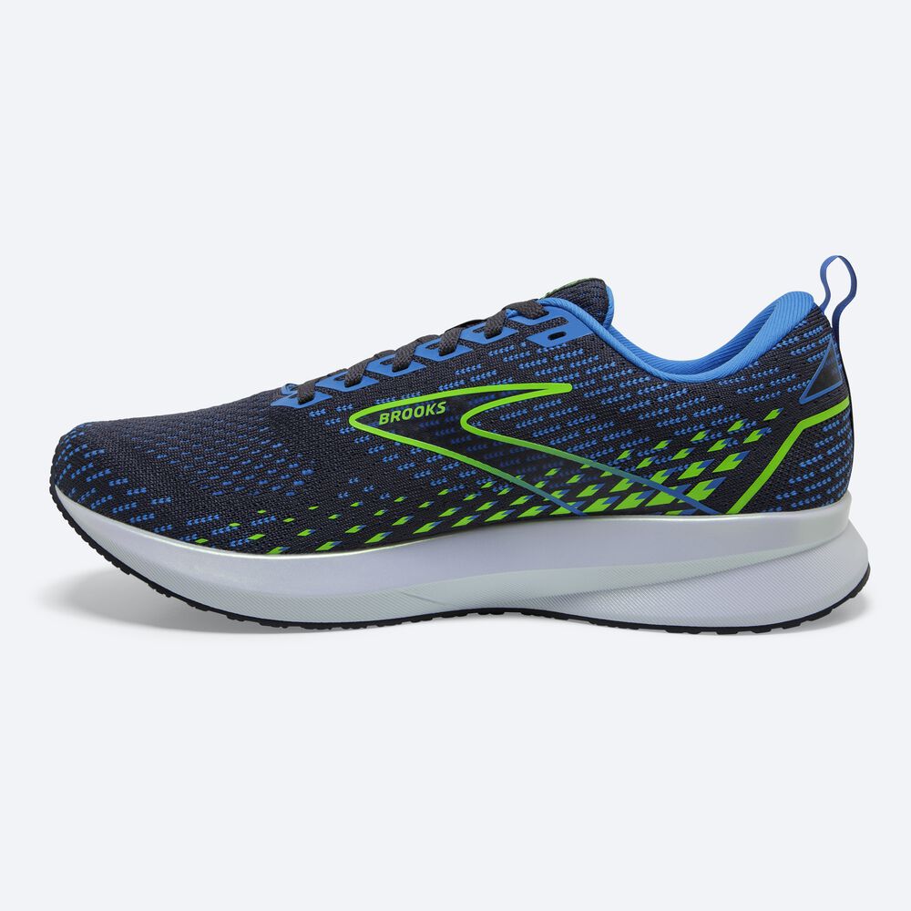 Brooks Levitate 5 Löparskor Herr Blå/Gröna | CEW-576082