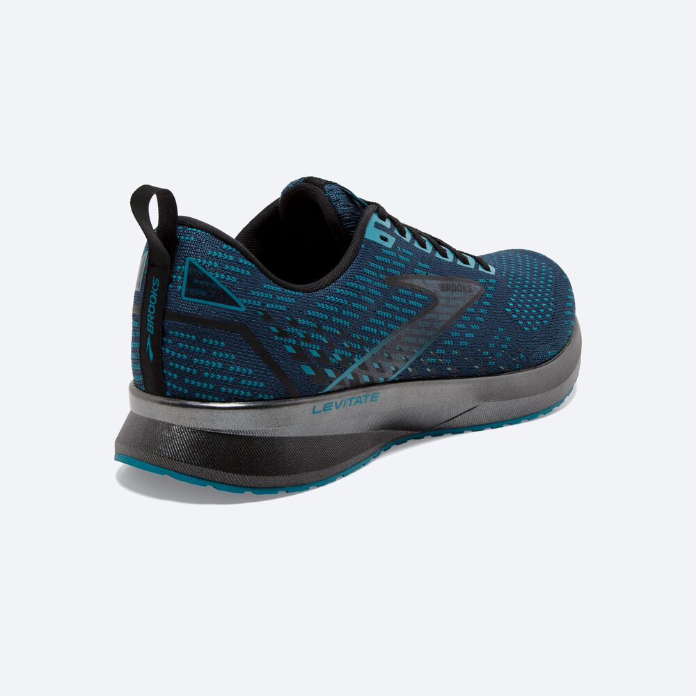 Brooks Levitate 5 Löparskor Herr Bruna/Turkos/Svarta | EFA-910284