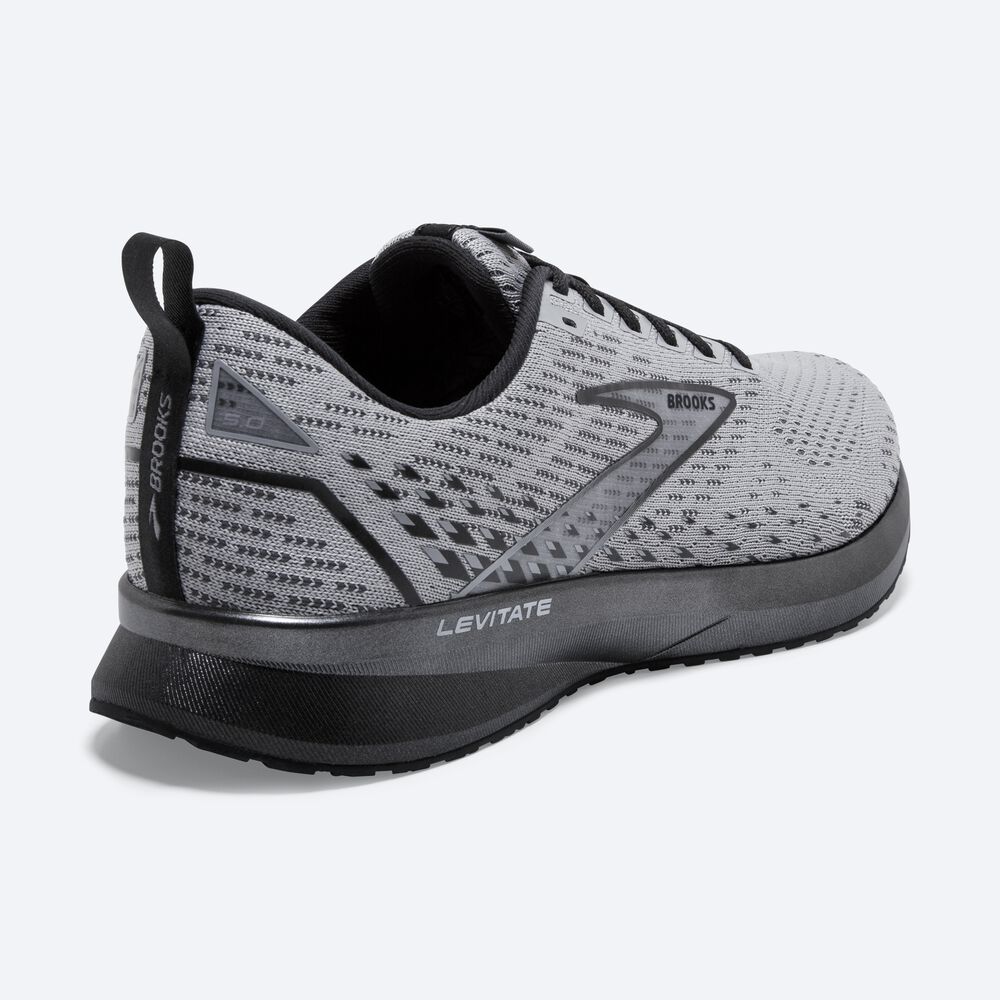 Brooks Levitate 5 Löparskor Herr Grå/Svarta | KFI-324067