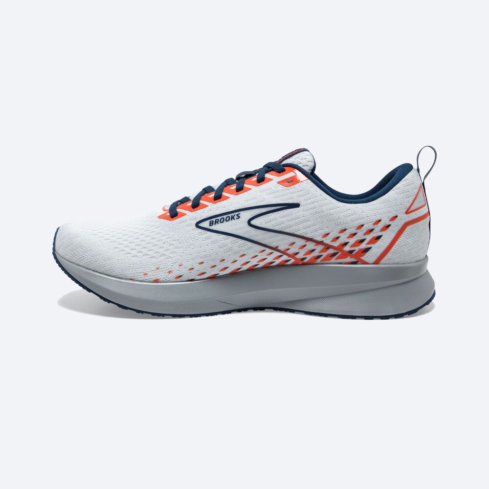 Brooks Levitate 5 Löparskor Herr Vita/Bruna | RCO-495783