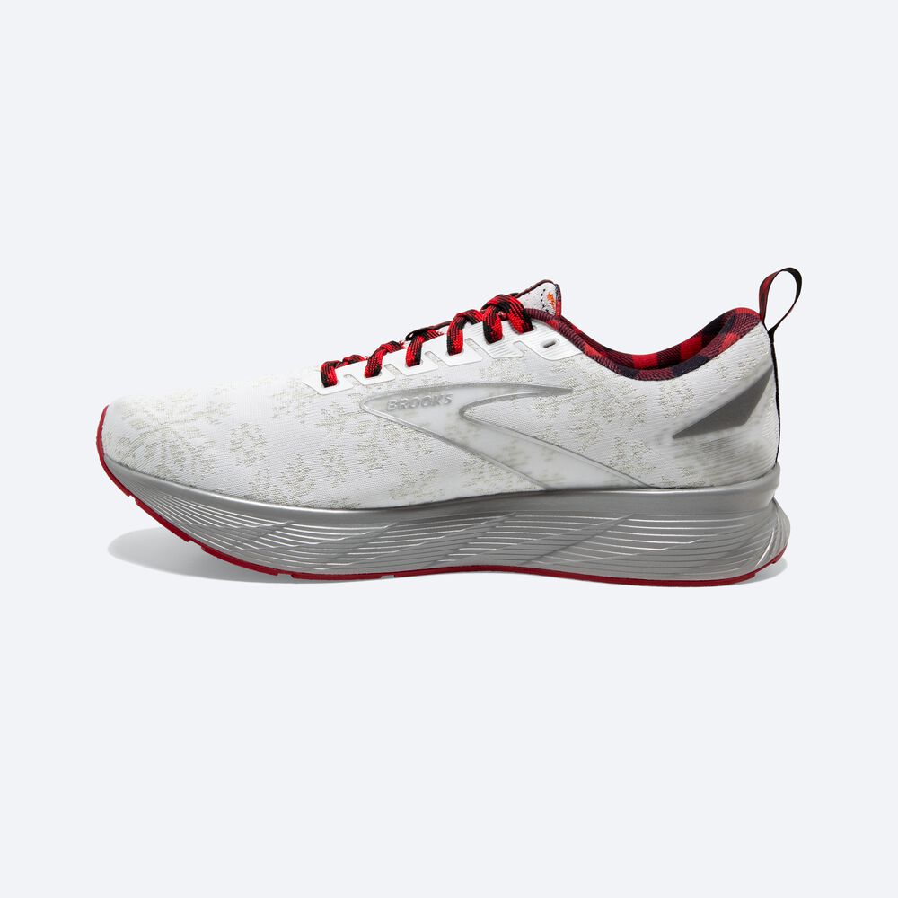 Brooks Levitate 6 Löparskor Dam Vita/Röda/Silver | OGI-912587