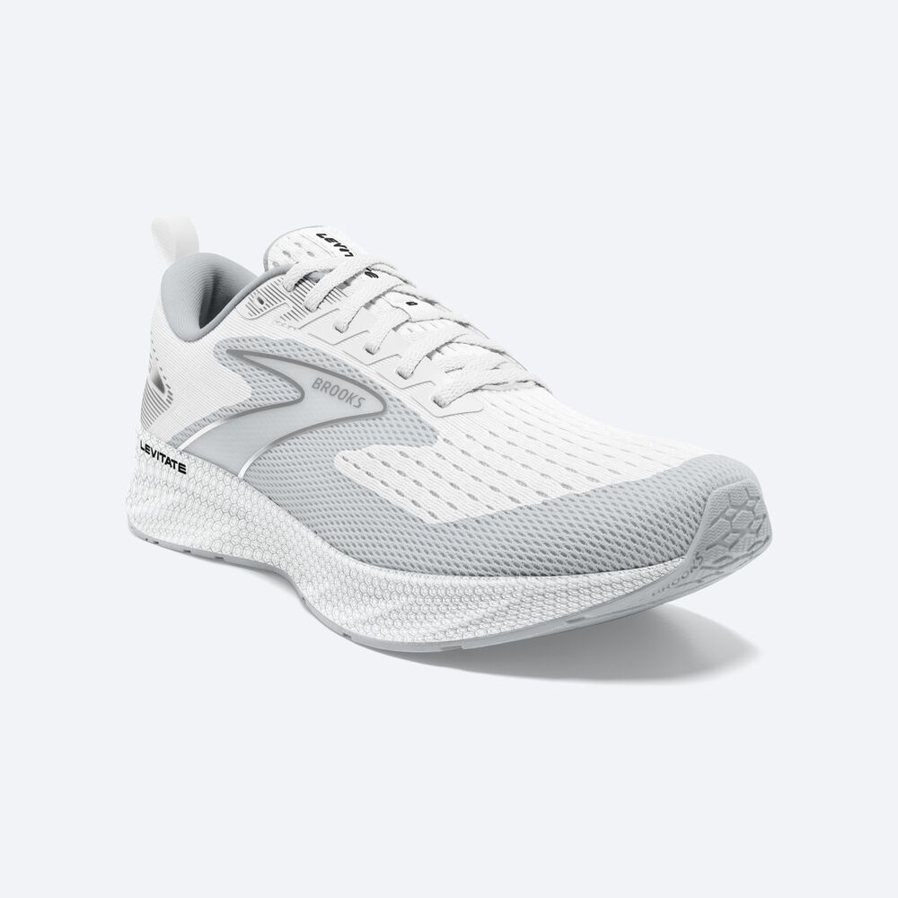 Brooks Levitate 6 Löparskor Herr Vita | CLM-893761