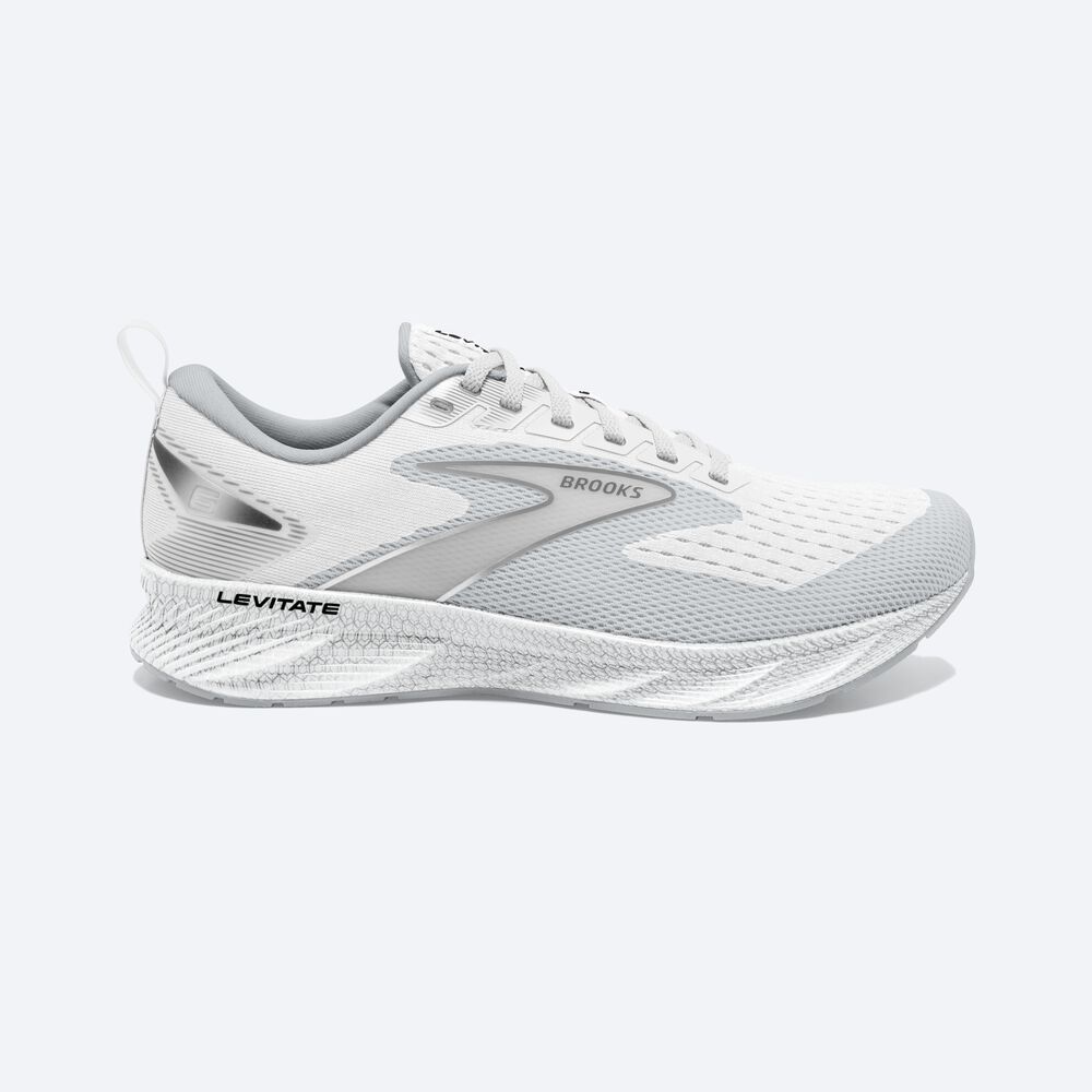 Brooks Levitate 6 Löparskor Herr Vita | CLM-893761