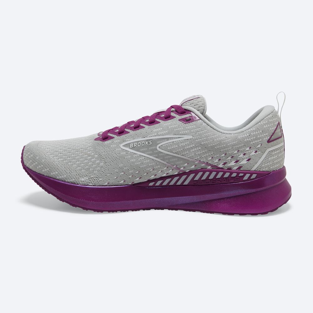 Brooks Levitate GTS 5 Löparskor Dam Grå/Lavendel | PHE-679845