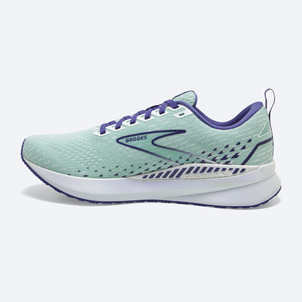 Brooks Levitate GTS 5 Löparskor Dam Gröna/Marinblå Blå/Vita | SQW-479380